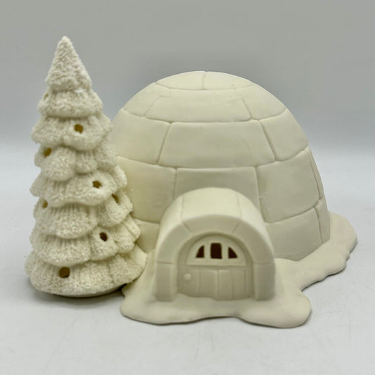 Vintage Department 56 Snowbabies Frosty Igloo #7987-1 w/Box Does Not Include Light /cb
