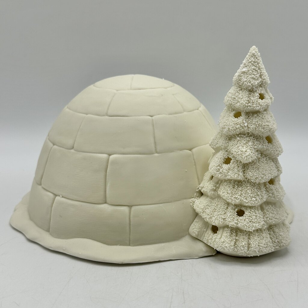 Vintage Department 56 Snowbabies Frosty Igloo #7987-1 w/Box Does Not Include Light /cb