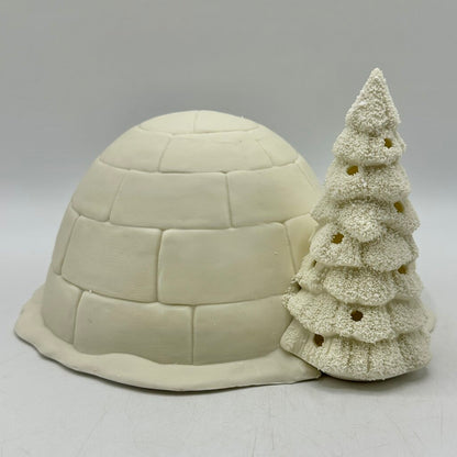 Vintage Department 56 Snowbabies Frosty Igloo #7987-1 w/Box Does Not Include Light /cb