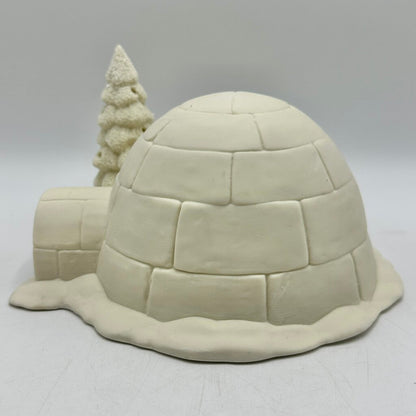 Vintage Department 56 Snowbabies Frosty Igloo #7987-1 w/Box Does Not Include Light /cb