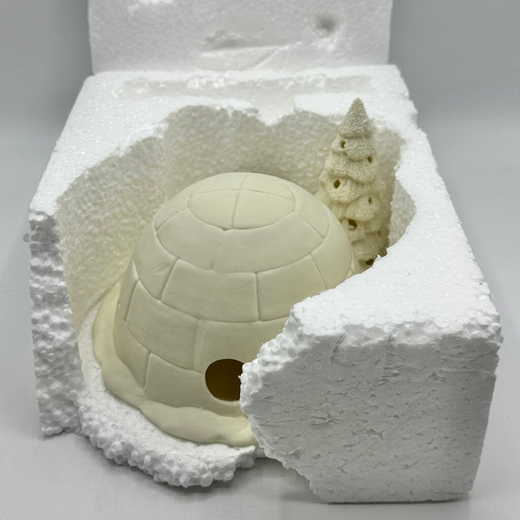 Vintage Department 56 Snowbabies Frosty Igloo #7987-1 w/Box Does Not Include Light /cb