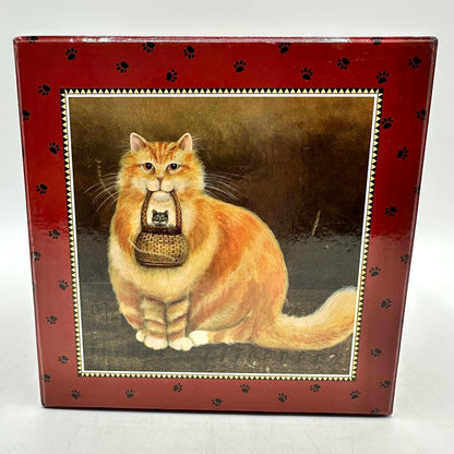 Curious Cats By Lang And Wise “Sam and Mitzi” Figurine First Edition 2000 w/Box /cb