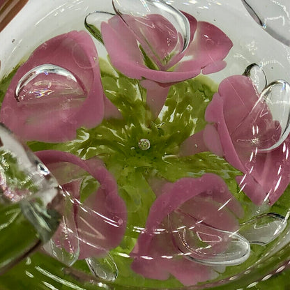 Vintage St. Clair Art Glass AShtray/ Paperweight /b