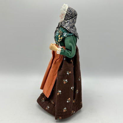 Set of 3 Vintage Santon De Provence Terracotta Clay Figurines French Folk Art /cb
