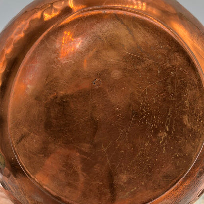 Vintage Hand Hammered Copper Teapot /b