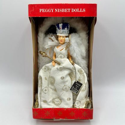 Vintage 1960s Peggy Nisbet Doll Queen Elisabeth II In State Robes w/Box & Tag /cb