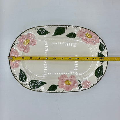 Vintage Villeroy & Boch Wild Rose 13” Oval Serving Platter Made in Germany /cb