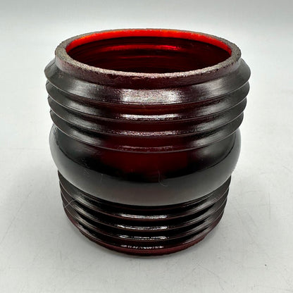 Antique Embury No 40 Traffic Guard Kerosene Lantern-Red Globe-All Original-Rustic /cb