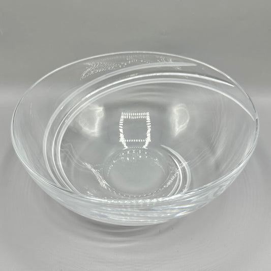Vintage Cristal d’Arques Durand Farandole 9” Serving Bowl /cb