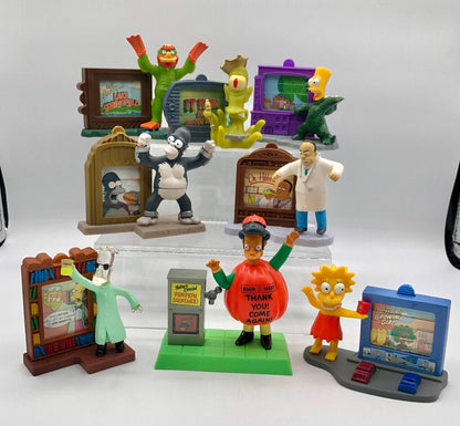 8ea 2002 The Simpsons Creepy Classics Burger King Meal Toys
