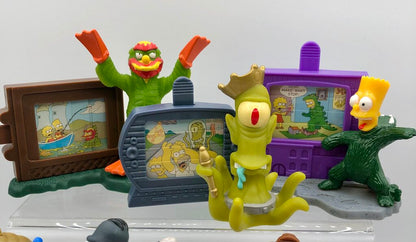 8ea 2002 The Simpsons Creepy Classics Burger King Meal Toys