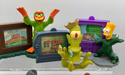 8ea 2002 The Simpsons Creepy Classics Burger King Meal Toys