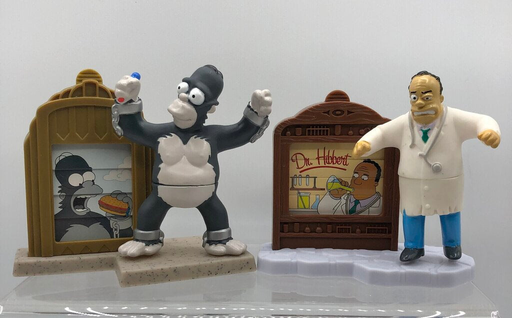 8ea 2002 The Simpsons Creepy Classics Burger King Meal Toys