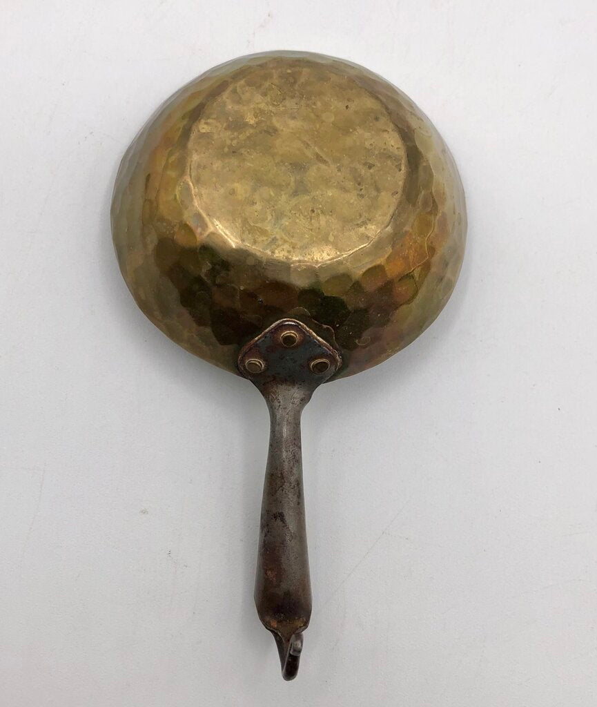 Small Antique Hand Forged Hammered Brass Ladle /b