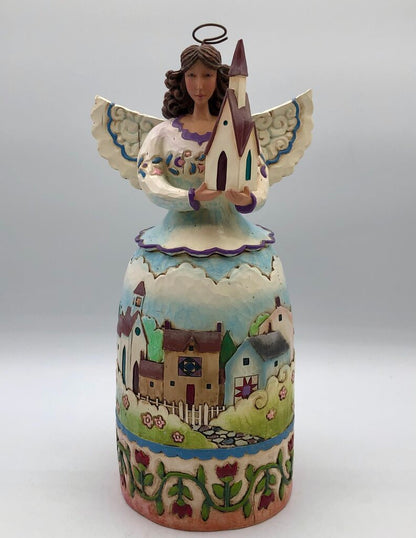 2006 Jim Shore “Blessed are the Faithful” Resin Angel Figurine /b