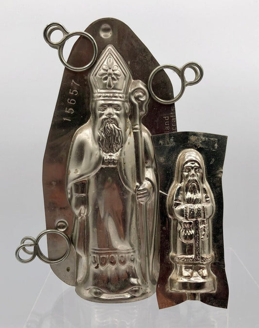 Father Christmas And Old World Santa Candy Molds /b
