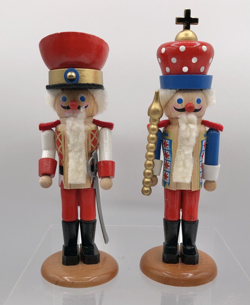 2 Steinbach Germany Miniature Collectible Nutcrackers /b