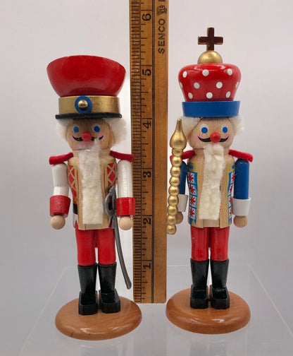 2 Steinbach Germany Miniature Collectible Nutcrackers /b