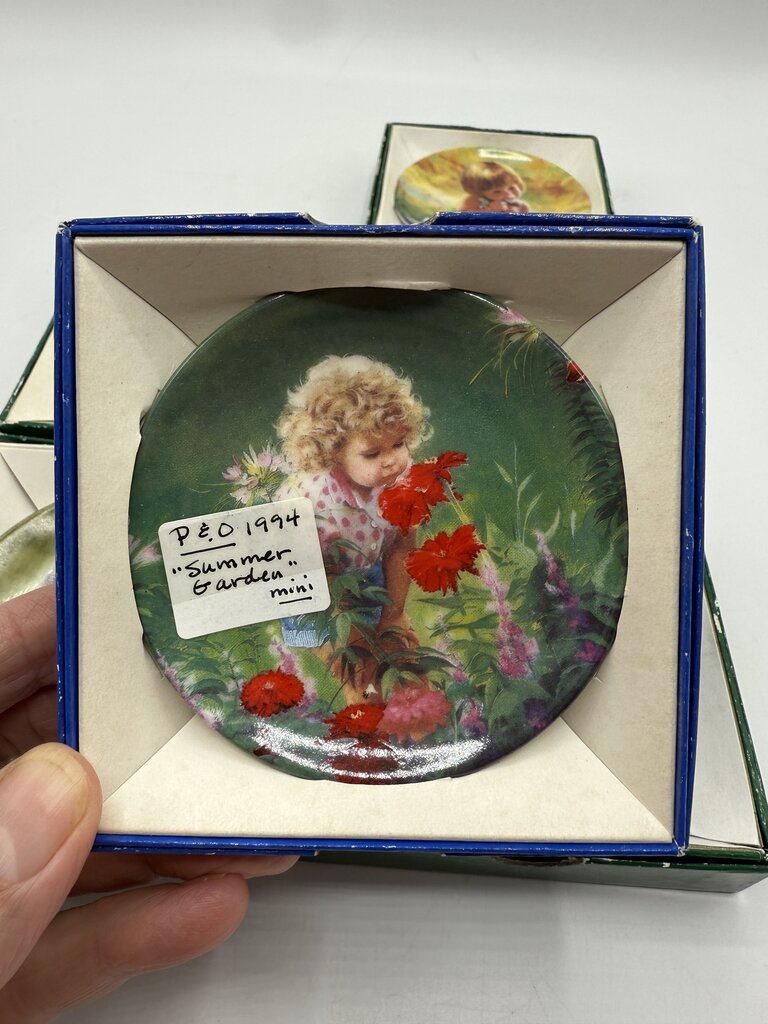 Donald Zolan Mini Collectors Plate Pembroke & Oakes Set of 6 /roh