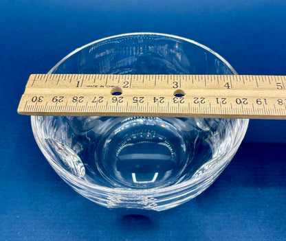 Royal Leerdam Queen Julianna 4” Crystal Finger Bowls Set of 4 /j