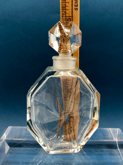 Vintage Baccarat France Crystal “Surrender” by Cairo Perfume Bottle /b