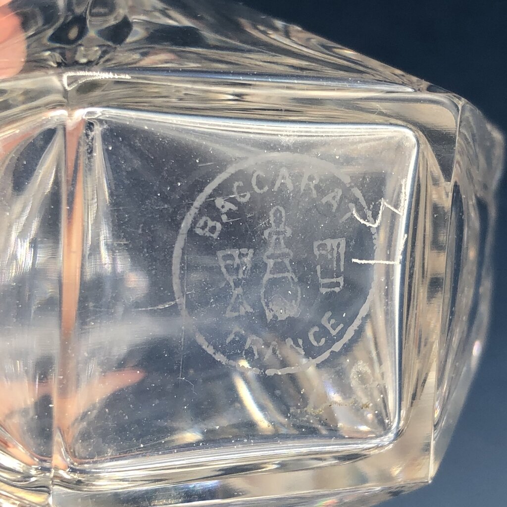 Vintage Baccarat France Crystal “Surrender” by Cairo Perfume Bottle /b