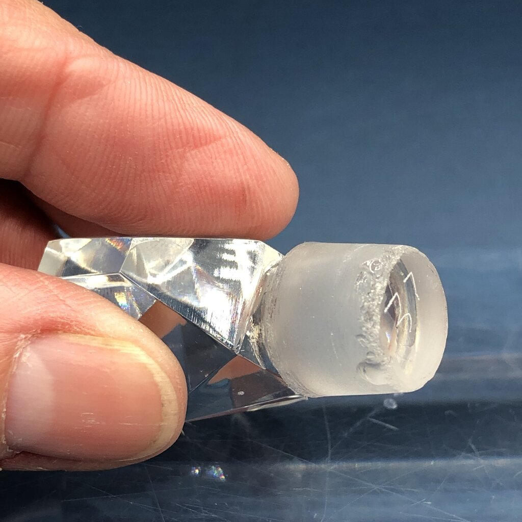 Vintage Baccarat France Crystal “Surrender” by Cairo Perfume Bottle /b