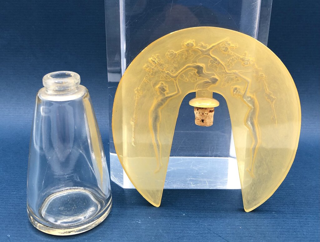 Rene Lalique Belle De Jour Perfume Bottle circa 1940 /b