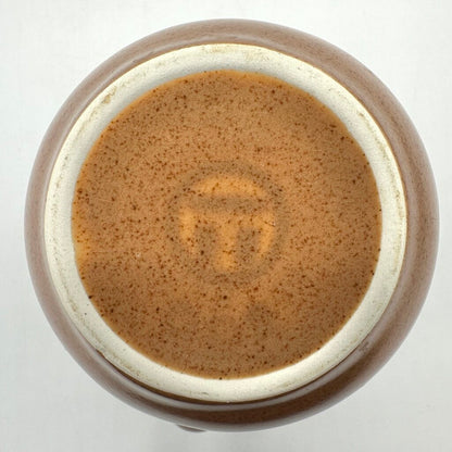 Vintage VEB Torgau POLDI Stoneware 5 1/2 Inch Floral Pitcher/Vase 1970s East Germany /cb