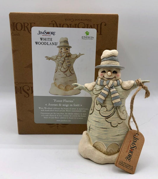 2024 Jim Shore “Forest Flurries” 6015155 Snowman Figurine NIB /b