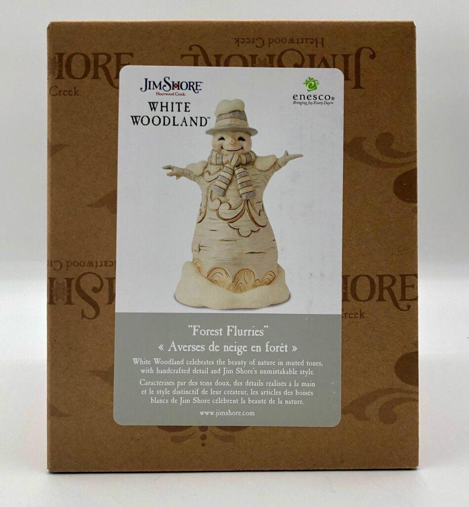 2024 Jim Shore “Forest Flurries” 6015155 Snowman Figurine NIB /b