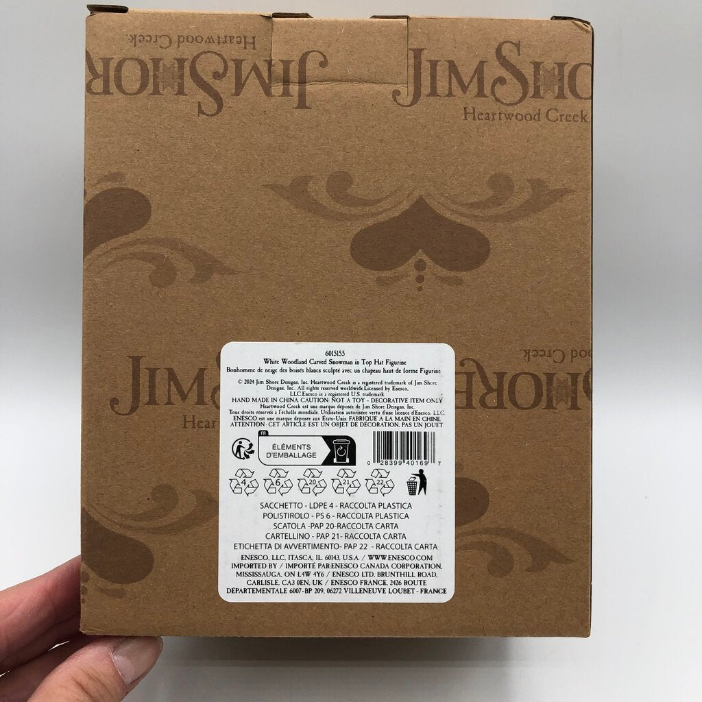 2024 Jim Shore “Forest Flurries” 6015155 Snowman Figurine NIB /b
