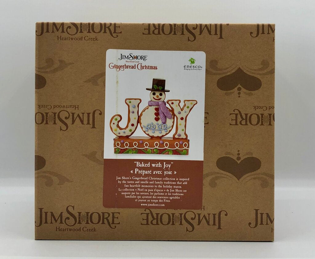 2024 Jim Shore “Baked With Joy” Gingerbread Figurine 6015434 NIB /b /b