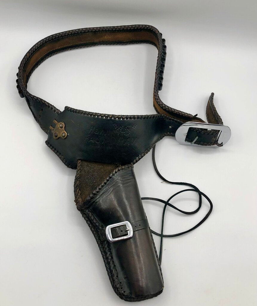 Vintage Hahn .45 BB Revolver Leather Fast Draw Holster