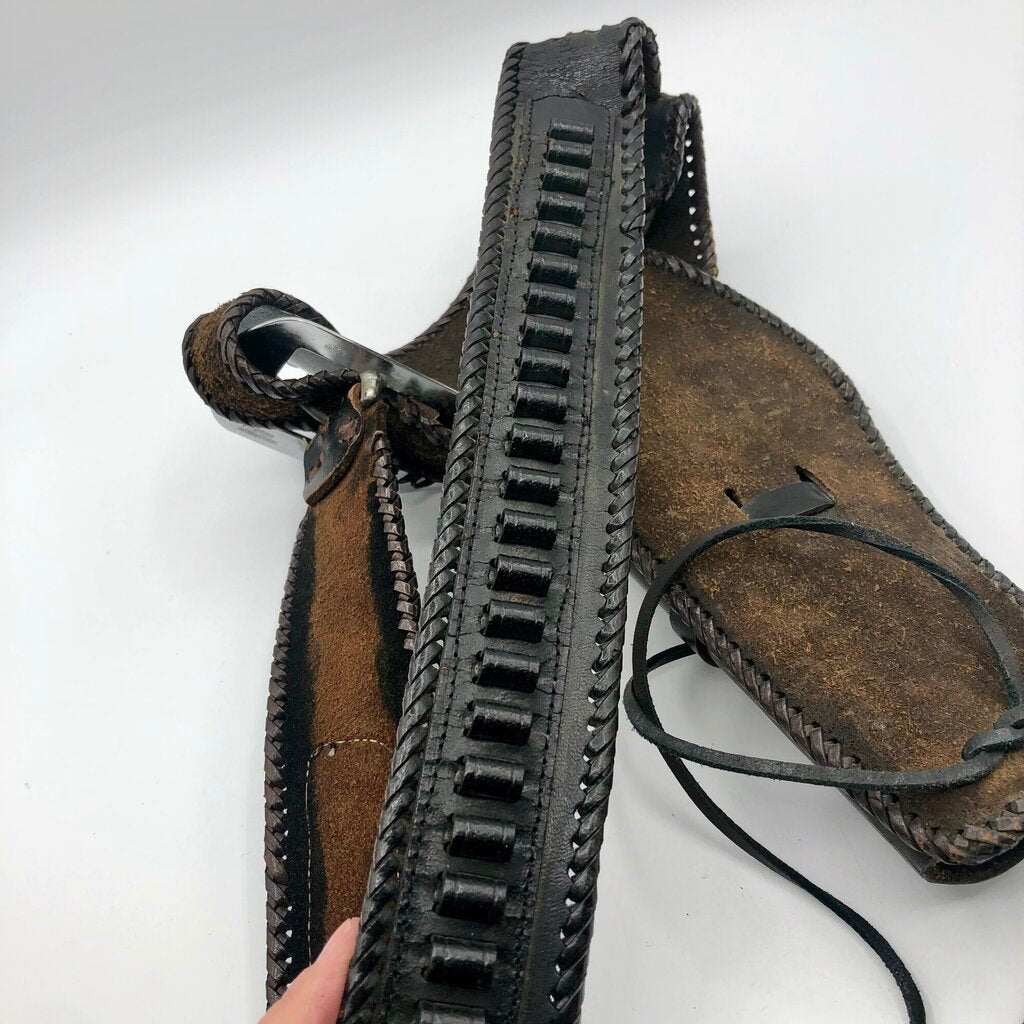 Vintage Hahn .45 BB Revolver Leather Fast Draw Holster