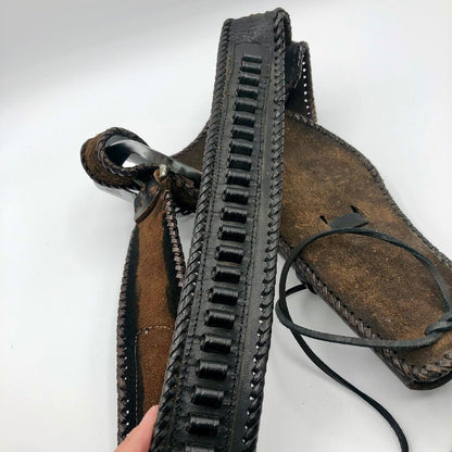 Vintage Hahn .45 BB Revolver Leather Fast Draw Holster