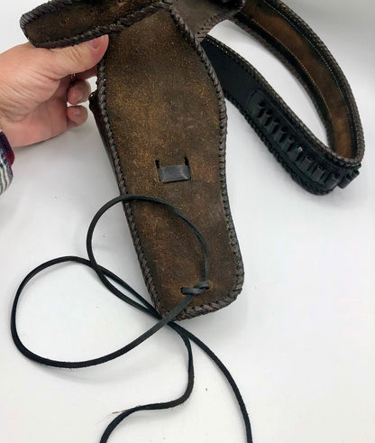 Vintage Hahn .45 BB Revolver Leather Fast Draw Holster