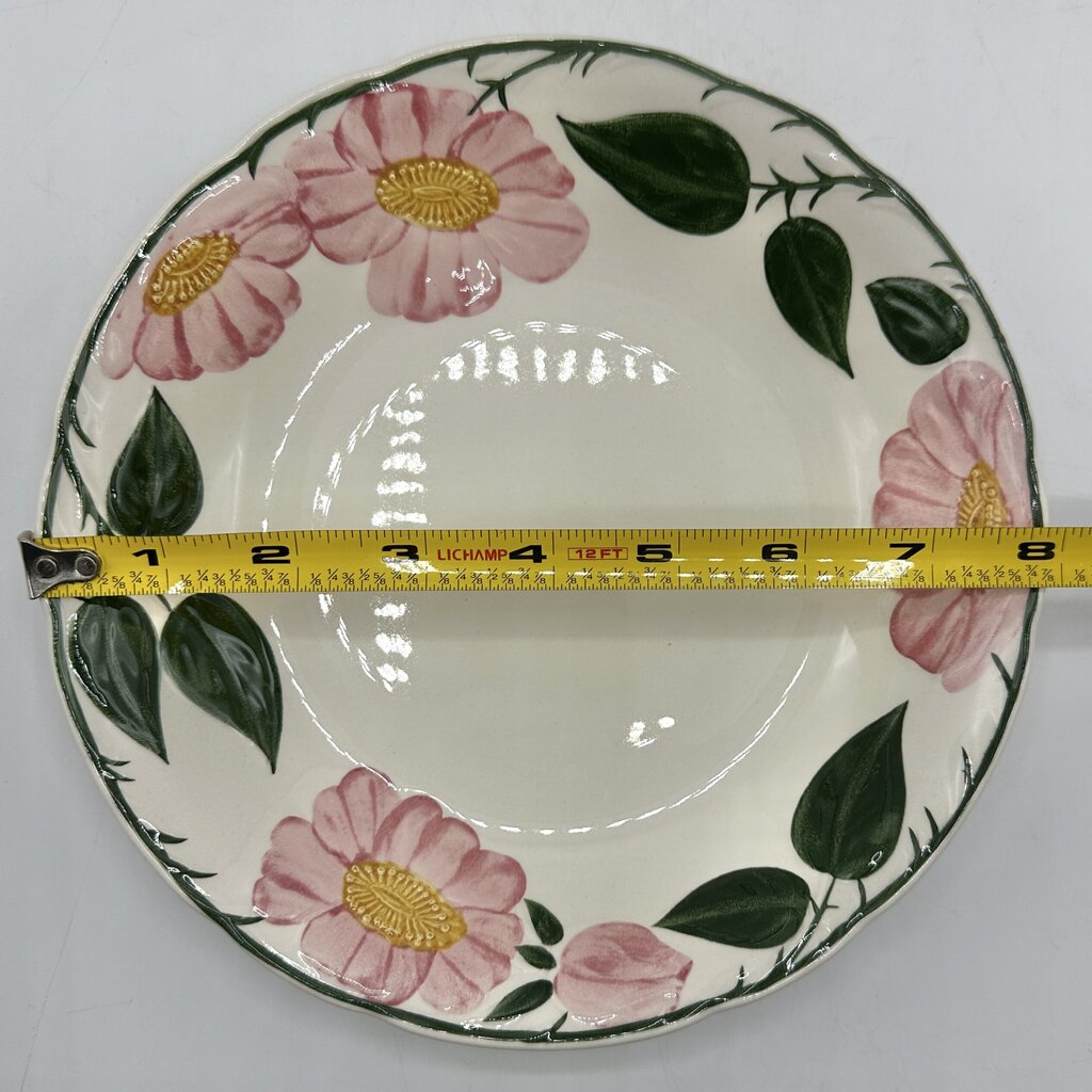 Set of 3 Villeroy & Boch Wilde Rose 8 Inch Soup/Pasta Bowls Made In Germany /cb