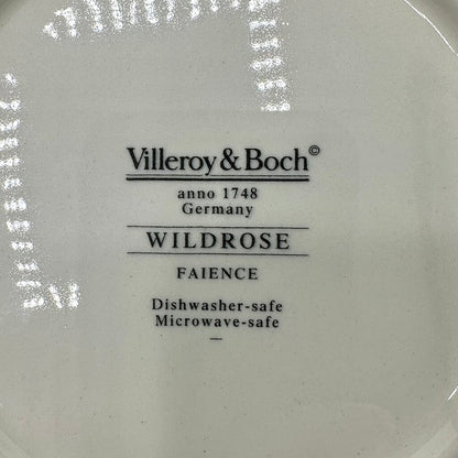 Set of 3 Villeroy & Boch Wilde Rose 8 Inch Soup/Pasta Bowls Made In Germany /cb