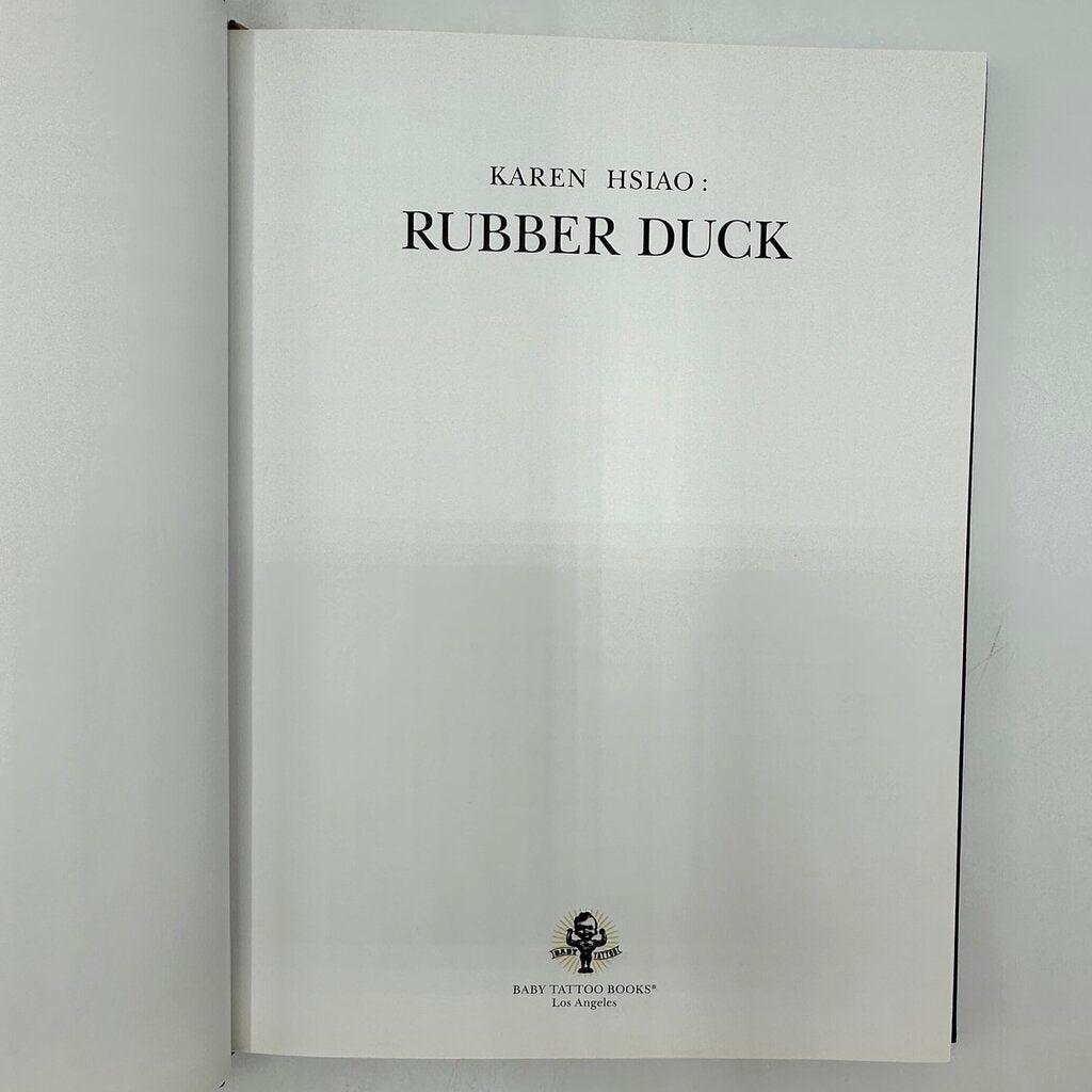 Karen Hsiao Rubber Duck 2010 Fine Art Photography Book Erotica Baby Tattoo Books /cb