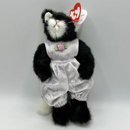 Vintage Ty The Attic Treasure Collection Whiskers, Purrcy & Pouncer 8” Collectible Plush Cats /cb