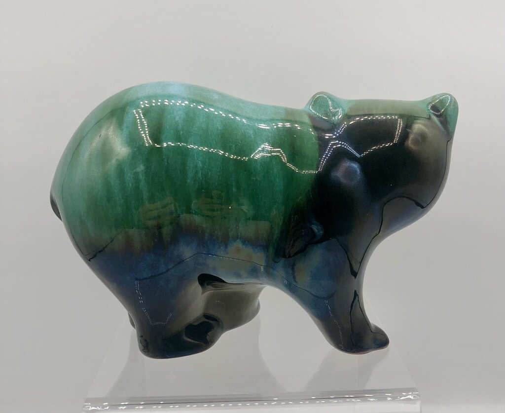 Vintage Blue Mountain Pottery Bear Figurine /b