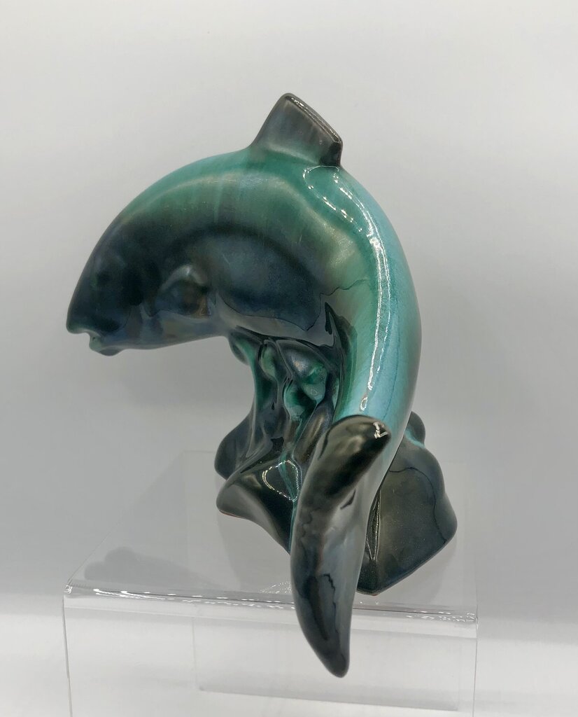 Canadian Made Blue Mountain Pottery Trout Figurine /b