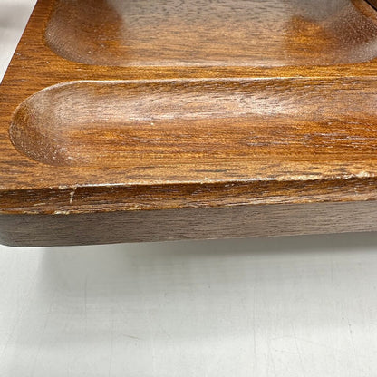 Vintage Swank Wood Valet 11 Inch Dresser/Desk Organizer MCM Japan /cb
