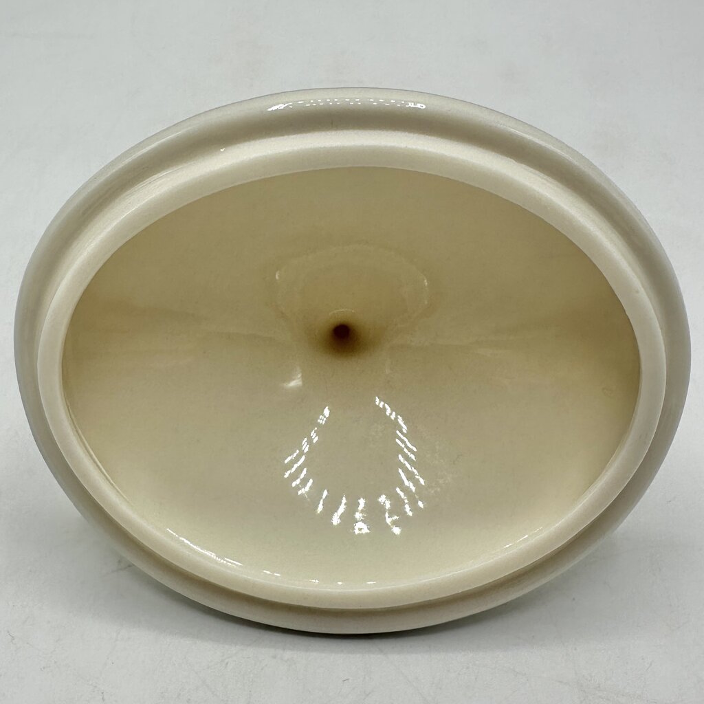 Vintage Weatherly By Lenox Bone China Covered Sugar Bowl w/ Platinum Trim USA /cb