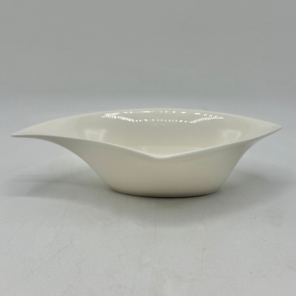 Set of 4 Deagourmet Foodesign White Porcelain Contemporary Dessert/Sauce Bowls Designed In Italy /cb