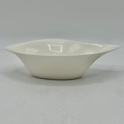 Set of 4 Deagourmet Foodesign White Porcelain Contemporary Dessert/Sauce Bowls Designed In Italy /cb