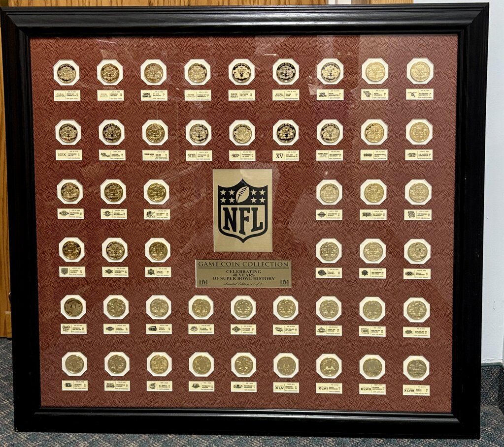 Super Bowl Game Coin Medallions Collection Highland Mint Games 1-48 /j