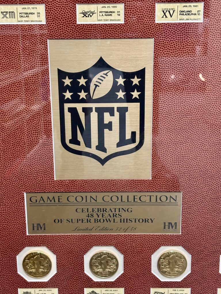 Super Bowl Game Coin Medallions Collection Highland Mint Games 1-48 /j