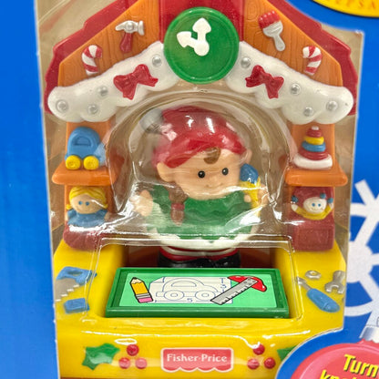 1999 Fisher Price Little People Christmas Eve Keepsake Ornament NIB /cb